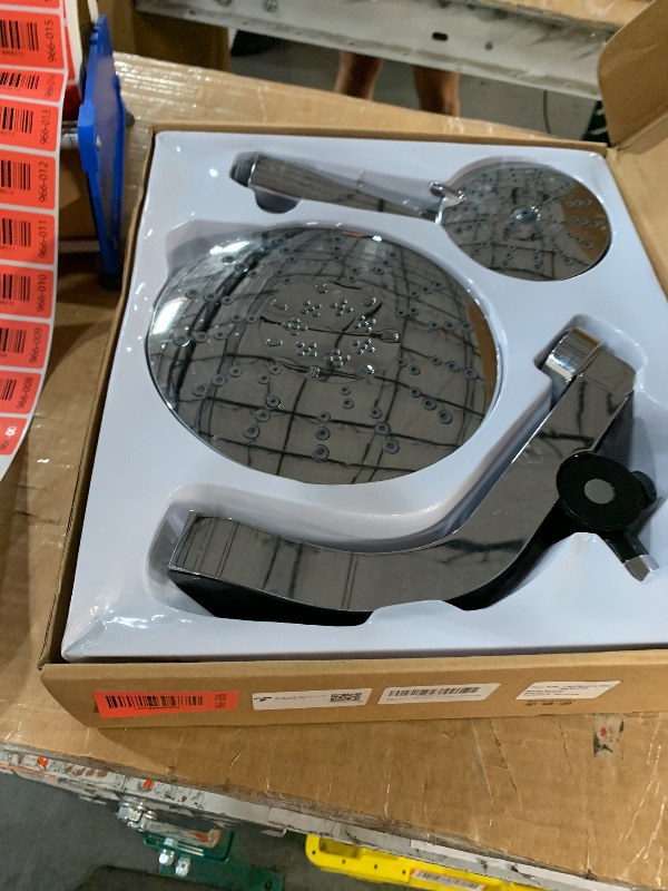 Photo 1 of *****MAY NOT FUNCTION USED FOR PARTS****
High Pressure Rain Showerhead Combo, 2026 Magnetic Shower Head Set with Detachable 8-Mode Handheld Shower Spray, Adjustable Angle Dual Showerhead System with Built-in Magnetic Docking and Power Jets