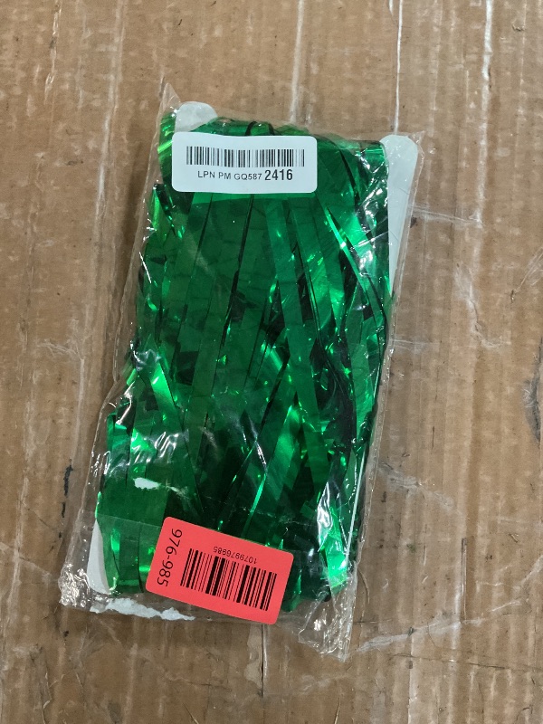 Photo 1 of ***STOCK PHOTO FOR REFERENCE ONLY*** St. Patrick's Day Backdrop Green Tassel Backdrop 9.8 * 6.5 Feet/Set,Wall Hanging Tinsel Fringe Banners for Wedding Birthday Party Decoration (Gold Green)
