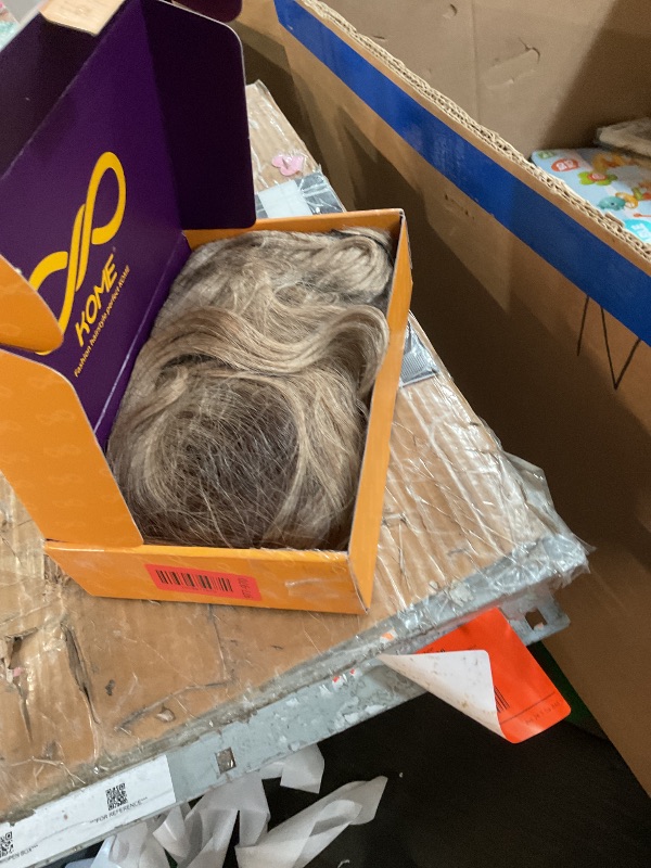 Photo 1 of ***STOCK PHOTO FOR REFERENCE ONLY*** KOME Dirty Blonde Synthetic Lace Front Wig,13×6 Pre Plucked Curly Glueless Wigs for Women Daily Party Use 26IN(#TT6/1603)