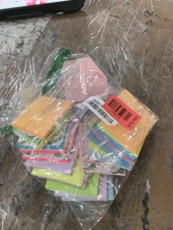 Photo 1 of (18 Pads) Pop Up Sticky Notes 3x3 Refills, Strong Adhesive Memo Pad Bulk with 9 Bright Colors, Suitable for Home, Office, School, Clean Removal