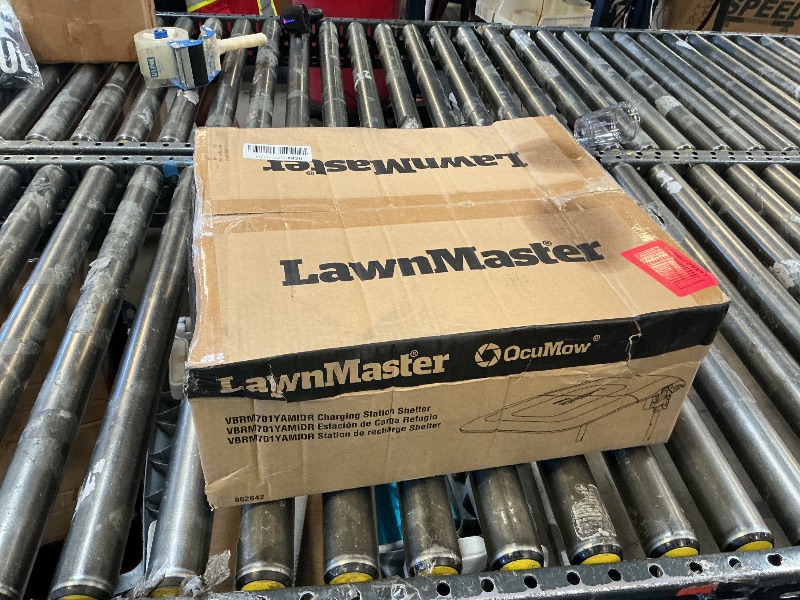 View 2 of LawnMaster OcuMow Robot Mower Charging Station Garage Shelter – 952642
