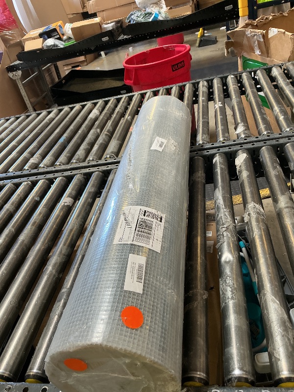 Photo 1 of Jotesnew Galvanized Hardware Cloth 36in x 100ft, 1/4 inch Silver Hot Dipped Galvanized Welded Cage Wire Mesh, 23Gauge Wire Mesh Roll for Gardens, Chicken Coops & Poultry Netting Cage Fence