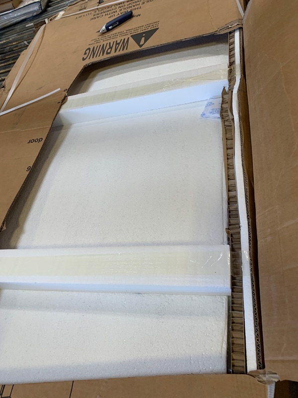 Photo 1 of Glass Shower Door 56-60" W x 72" H, Semi-Frameless Sliding Shower Door, 1/4"(6mm) Clear Tempered Glass with Nano Coating & Explosion-Proof Film for Walk-in Shower, Matte Black
