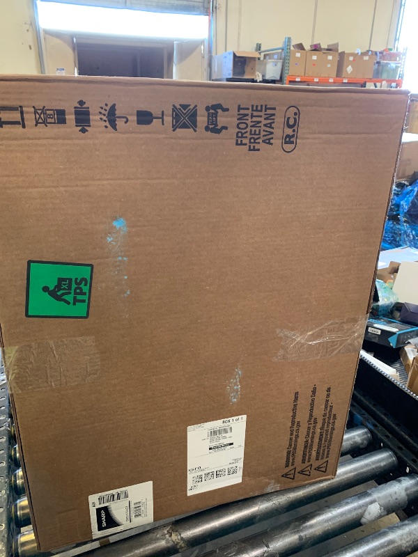 Photo 1 of SHARP SMD2470ASY Microwave Drawer Oven, 24-inch, 1.2 Cubic Feet, 950 Watt, Concealed Control Panel with Digital LCD Display, Stainless Steel