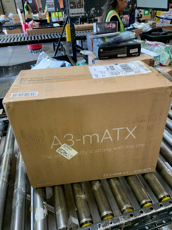 Photo 1 of Lian Li A3-mATX-WD-26.3L Micro Form Factor Chassis-No Fans Included-Supports 360mm AIO-Modularity Design-for M-ATX, ITX Motherboard-DAN Cases Collaboration-Wood Front Panel-Black (A3X-WD)