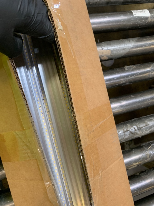 Photo 1 of ELEKICO 12 Pack Super Bright 100w 8ft Led Shop Light, 15000lm 5000k V Shape 8' Led Shop Lights 8ft, Linkable 96" 8 Foot Shop Lights for Garage Workshop Shop Warehouse Lighting