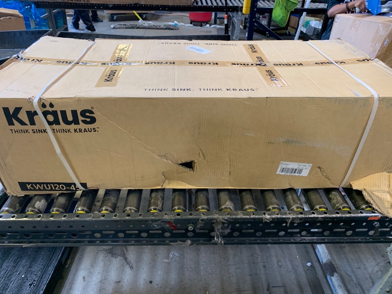 Photo 1 of KRAUS Kore Workstation 45-inch Undermount 16 Gauge Stainless Steel Kitchen Sink, Single Bowl Kitchen Sink with Accessories, KWU120-45