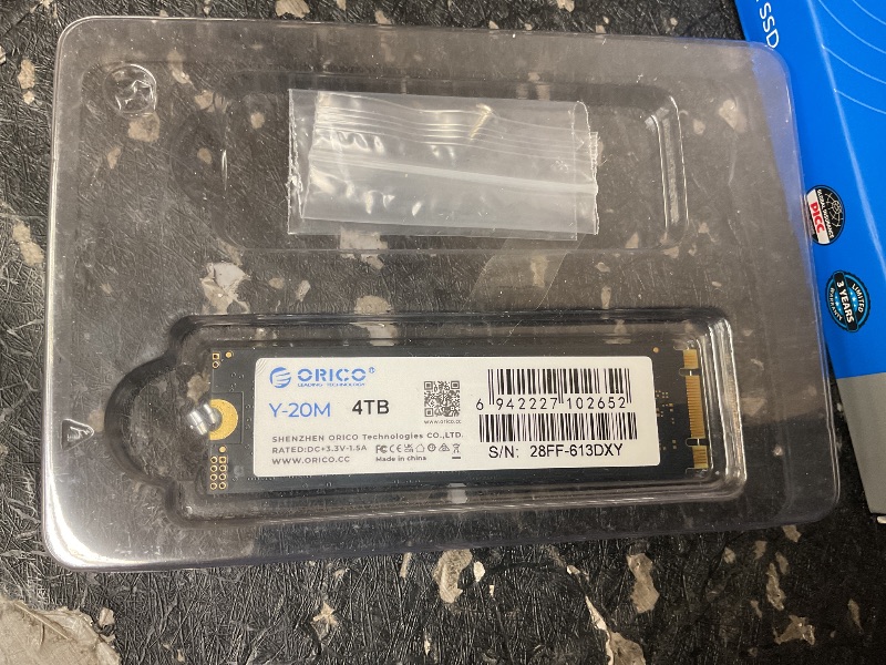 Photo 1 of ORICO M.2 2280 SATA SSD, 4TB Internal M.2 SSD with B+M Key for Desktop/Laptop, SATA III 6Gbps NGFF Solid State Drive Low Power Consumption (PCIe NVMe Incompatible) - Y20M