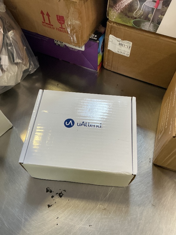 Photo 1 of uAttend RE2000 Biometric Time Clock for Employees – Fingerprint + PIN Punching, Wi?Fi Cloud Time & Attendance System with Offline Storage, Payroll-Ready – Small Business Time Tracking