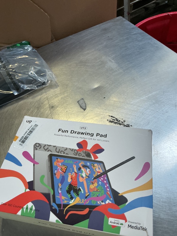 Photo 1 of UGEE Pad Drawing Tablet No Computer Needed,Android 14 tablet drawing Stand for 7000mAh+18W Battery,6GB+128GB Fun Drawing Pad 2K Ultra HD Large Screen with Full-Laminated Screen,Standalone Tablet 10.36