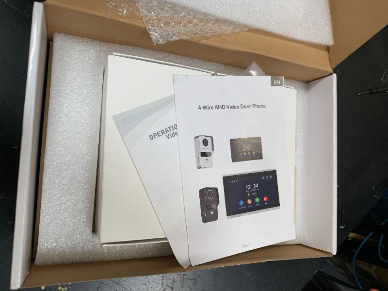 Photo 1 of Wired Video Doorbell Apartment Intercom System,10 Inch Full Touch Monitor,1080P Doorbell Camera,TUYA WiFi Smart Home Video Intercom Door Phone Kits IC Unlock for Villa Home,32G