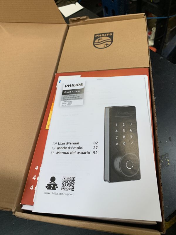 Photo 1 of Philips Smart Lock with Handles, Keyless Entry Door Lock Set, Keypad Door Lock with 2 Level Handles, Digital Keypad Deadbolt for Front Door, App Fingerprint PIN Code Unlocking, Auto Locking