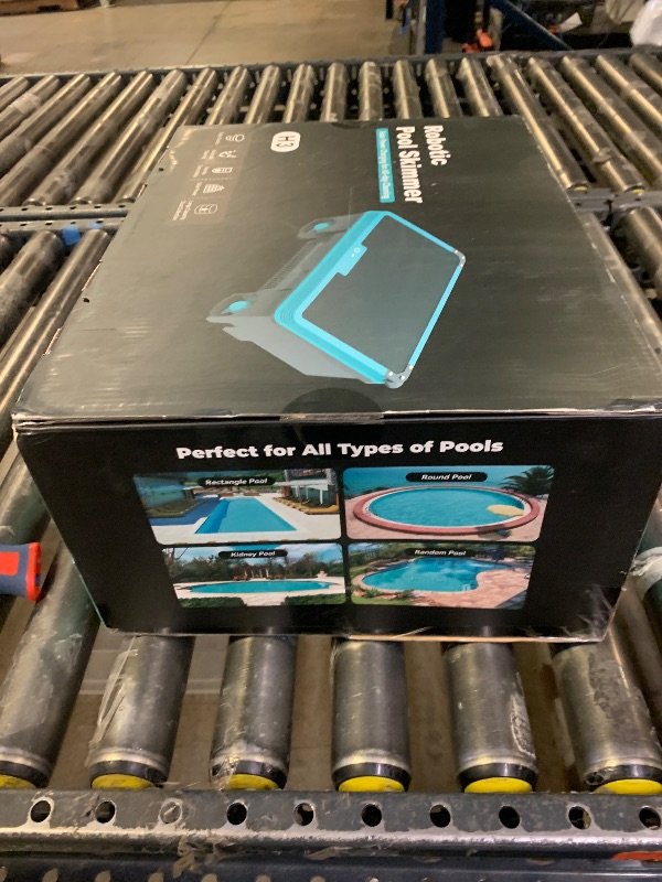 Photo 1 of 2026 Updated Over-Ground Robotic Pool Cleaner,Solar Powered Pool Vacuum,24H/7D Continuous Cleaning, 180-um, 3L Filtration Basket,APP Support, Pool Skimmer Robot (APP Support-Update)