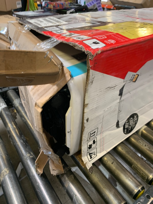 Photo 1 of Frigidaire Portable Room Air Conditioner 8,000 BTU (ASHRAE) / 5,500 BTU (DOE), Cools Up to 350 Sq. Ft., Quiet Operation, Dehumidifying Dry Mode, White