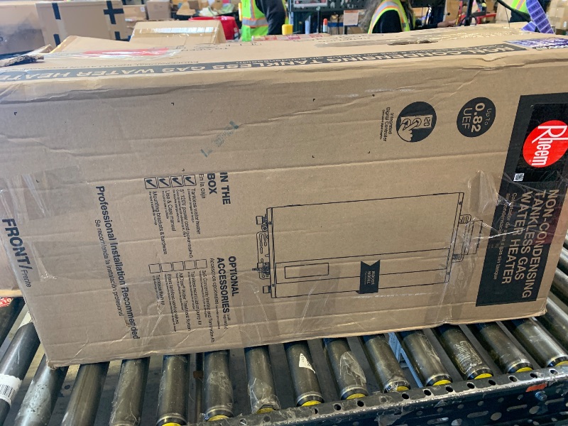 Photo 1 of Rheem RTG-84DVLP-3 High Efficiency Non-Condensing Indoor Tankless Liquid Propane Water Heater 8.4 GPM, 180,000 BTUs