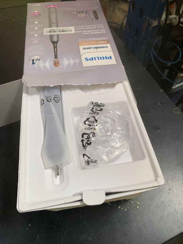 Photo 1 of Philips Sonicare DiamondClean Smart 9300 Electric Toothbrush - Sonic Toothbrush with App, Pressure Sensor, 12 Brushing Settings, Replacement Reminder, Travel Case, Grey, Model HX9903/45