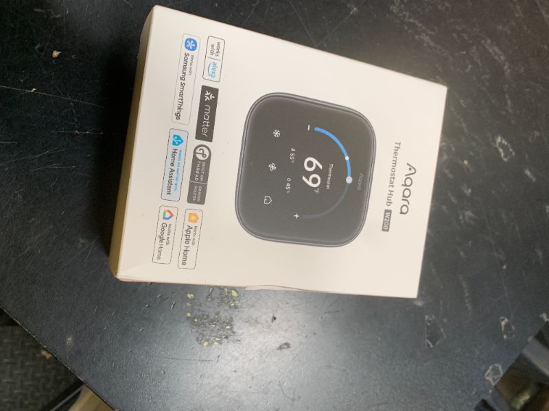 Photo 1 of Aqara Smart Thermostat W200 with Apple Adaptive Temperature & Clean Energy Guidance, 4" Touchscreen, Matter Controller, Built-in Radar Sensor, Works with Apple Home, Siri, Google Assistant, Alexa