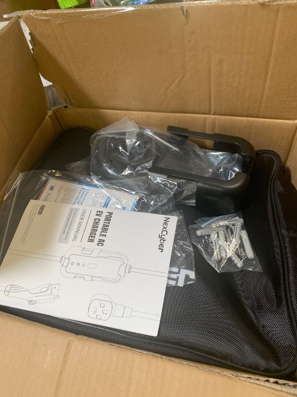 Photo 1 of NexCyber Level 2 EV Charger 40Amp with WiFi APP/Plug-Play, 240V NEMA 14-50P Plug, 25FT Cable with ETL Certified, Portable Electric Vehicle Charging Stations EVSE J1772 Connector (40)