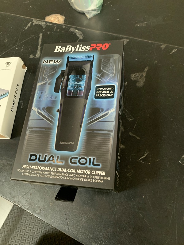 Photo 1 of BaBylissPRO Dual Coil Clipper; Professional Hair Clipper, All?Metal Housing, Precision Cutting Performance, Barber?Grade Cordless Clipper