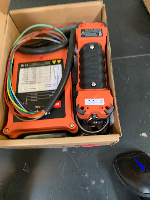 Photo 1 of 6 Channel Industrial Wireless Crane Radio Remote Control for 110V 220V 380V Electric Chain Hoist Overhead Bridge Travelling Crane Transmitters and Receiver