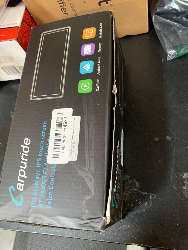 Photo 1 of Carpuride Wireless Carplay & Android Auto with Dash Cam - 10.26 Inch HD IPS Touch Car Play Screen for Car, 4K Front & 1080P Rear Camera, Loop Recording, Bluetooth Audio, Mirror Link, GPS, Siri