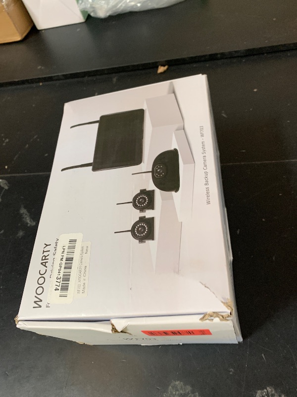 Photo 1 of WOOCARTY 3-Camera Wireless RV Backup System, 7" 1080P Touch Screen with 1 Rear Camera for Furrion Pre-Wired Plug and 2 Side Cameras, IP69 Waterproof, IR Night Vision Camera for RV Trailer, WF703