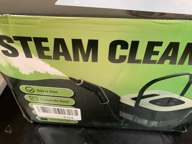 Photo 1 of Steam Cleaner, Portable Steamer for Cleaning with 16pcs Accessories, 6-Level Adjustable and 15s Heat-Up, Handheld Steam Cleaner for Home, Tile, Dirt, Grout, Grease, Car Detailing