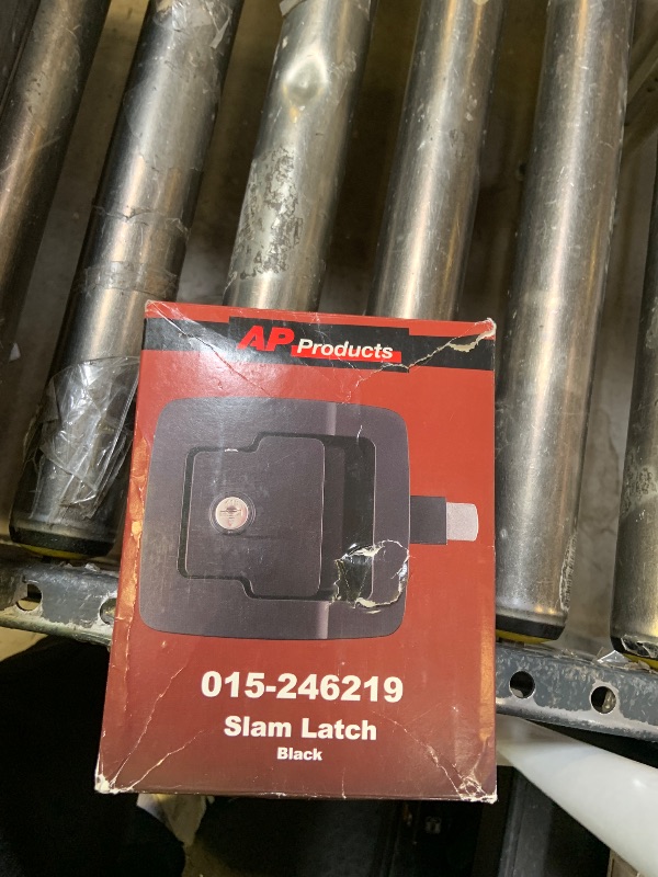 Photo 1 of AP Products 015-246219 RV Entrance Slam Lock, Black
