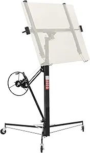 Photo 1 of VEVOR 11ft Drywall Lift, Heavy-Duty 150 lbs Sheetrock Hoist with Adjustable Telescoping Arm, Lockable Wheels, Drywall Lifter Panel Jack Hoist Tools Ideal for Ceiling & Wall Installation (Black)
Visit the VEVOR Store