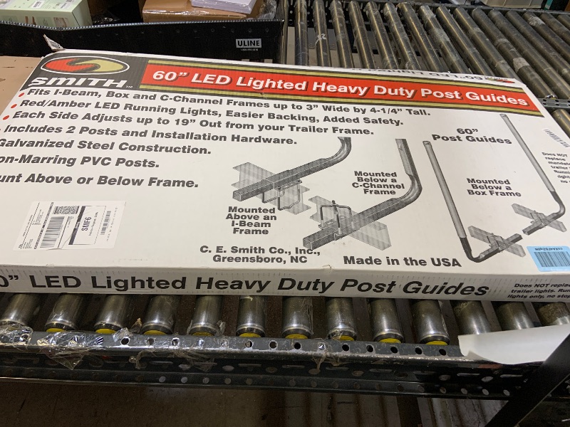 Photo 1 of CE Smith - Guide-ON Post with LED Light - Durable Boat Trailer Accessory - 60" (27760)