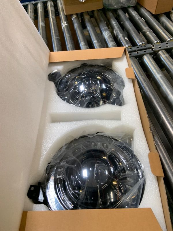 Photo 1 of SUPAREE DOT Round LED Headlights with DRL and Hi/Lo Beam, 1000% Brighter 9 Inch HeadLight Assembly, Dual Beam Lens Anti-glare Headlight for 2018+ Jeep Wrangler JL JLU 2020+ Jeep Gladiator JT, 2Pcs