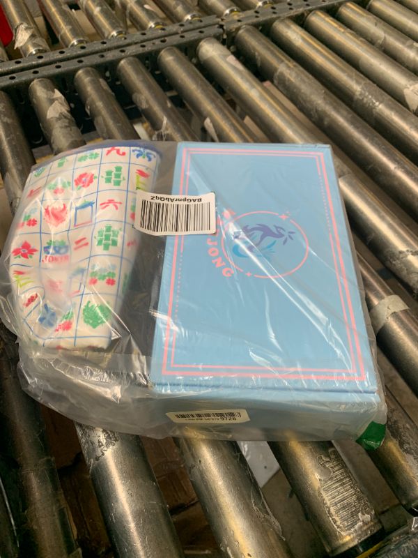 Photo 1 of Jongyance American Mahjong Tile Set(4 Layer),160 Acrylic Engraved Mahjong Tiles, Mahjong Tiles Bag and Accessories