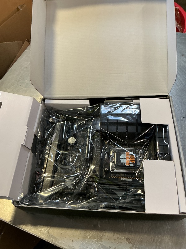 Photo 1 of ASUS TUF Gaming B650-PLUS WiFi AMD B650 AM5 Ryzen™ Desktop 9000 8000 and 7000 ATX Motherboard, 14 Power Stages, PCIe® 5.0 M.2, DDR5 Memory, WiFi 6 and 2.5 Gb Ethernet, USB4® Support Aura Sync