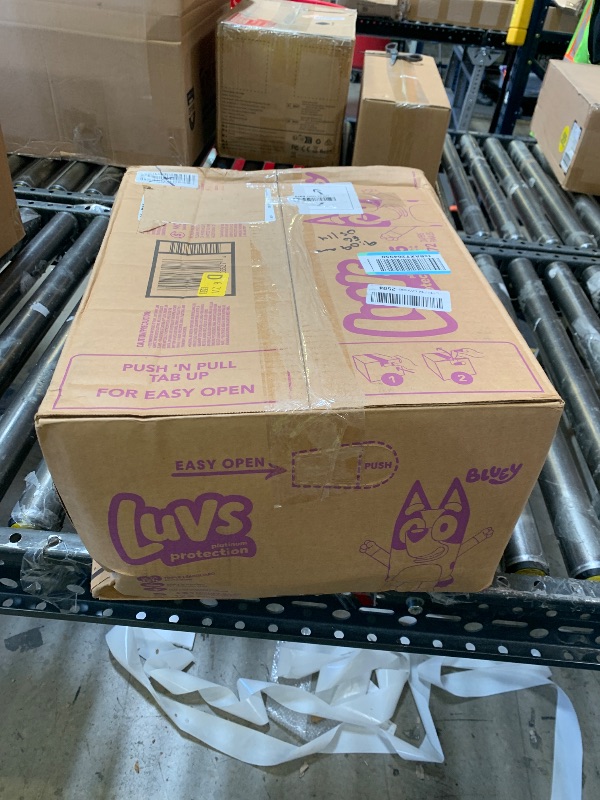 Photo 1 of Luvs Diapers - Size 5, 172 Count, Bluey Platinum Protection Baby Diaper