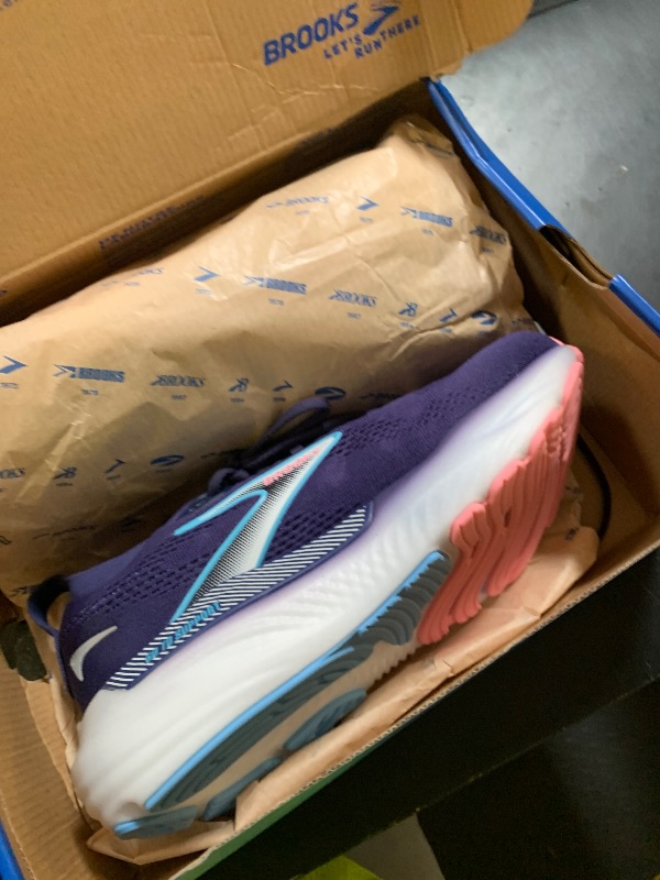 Photo 1 of Brooks Women’s Glycerin GTS 22 Supportive Running Shoe - Blue Ribbon/Peacoat/Dianthus - 8 X-Wide