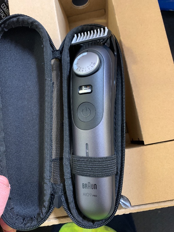 Photo 1 of Braun Series 9 PRO All-in-One Beard & Body Grooming Kit for Men, Cordless Trimmer, Hair Clippers & Shaver for Face, Hair & Body with Gillette Labs Razor, AIO 9555