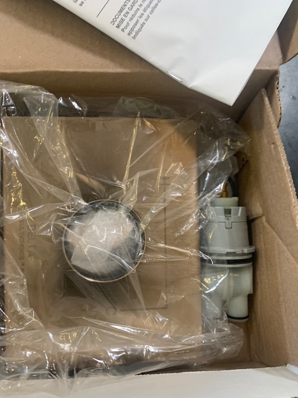Photo 1 of Delta Faucet Vero 14 Series Single-Function Shower Handle Valve Trim Kit, Champagne Bronze T14053-CZ (Valve Not Included)