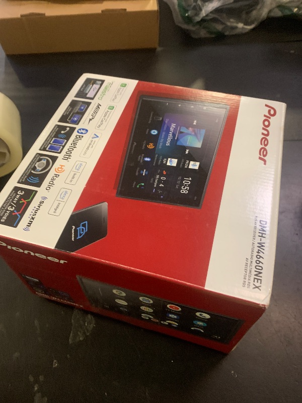 Photo 1 of Pioneer DMH-W4660NEX 6.8" Capacitive Touchscreen, Double Din – Wireless & Wired Apple CarPlay & Android Auto, Amazon Alexa Built-in, Bluetooth, HD Radio, Backup Camera, FLAC, Hi-Volt RCA