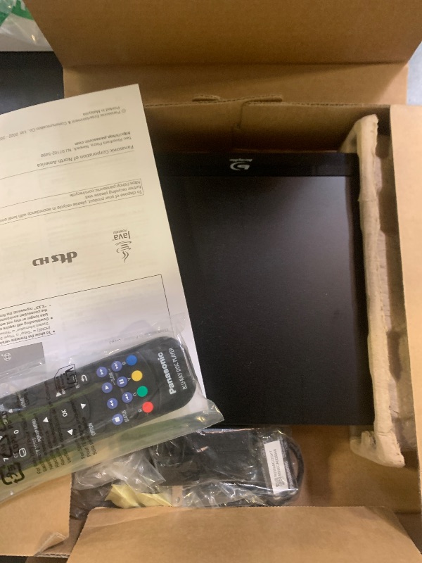 Photo 1 of Panasonic Blu-Ray Player with Full HD Picture Quality and Hi-Res Dolby Digital Sound, DMP-BD84P-K Blu Ray DVD Player, Black
