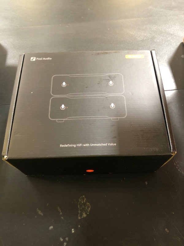 Photo 1 of Fosi Audio Two V3 Mono Power Amplifier 240W Class D AMP with TPA3255 Chip, RCA/XLR Balanced Inputs, 48V/10A Power, for Home Audio Speakers & Home Theater