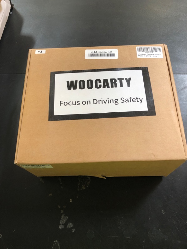 Photo 1 of WOOCARTY 10.1" 2-Wired Backup Camera System, DVR Dual Screen Rear View Camera, IP69 Waterproof IR Night Vision, 20G Vibration-Proof for Trailer/Tractor/Truck/Combine/Skid Steer/Heavy Equipment/UTV, Y3