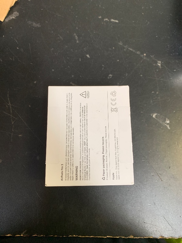 Photo 1 of Apple AirPods Pro 3 Wireless Earbuds, Active Noise Cancellation, Live Translation, Heart Rate Sensing, Hearing Aid Feature, Bluetooth Headphones, Spatial Audio, High-Fidelity Sound, USB-C Charging