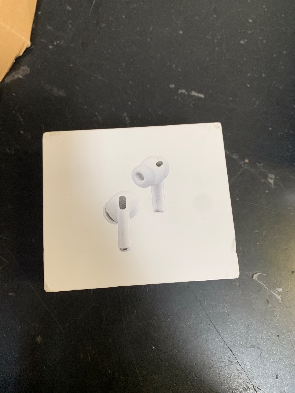 Photo 1 of Apple AirPods Pro 3 Wireless Earbuds, Active Noise Cancellation, Live Translation, Heart Rate Sensing, Hearing Aid Feature, Bluetooth Headphones, Spatial Audio, High-Fidelity Sound, USB-C Charging