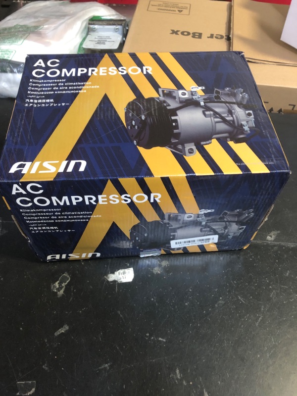 Photo 1 of AISIN AFTERMARKET ACCT-00275 Air Conditioner AC Compressor - Compatible with Lexus LS430 2001-2003 4.3L - with 6-Pulley Groove, with Clutch