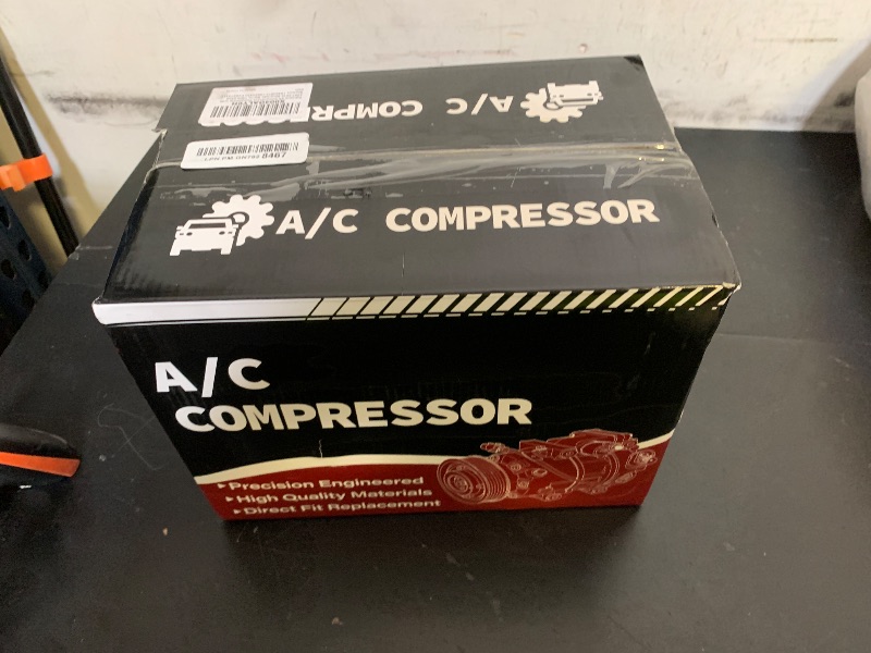 Photo 1 of AC Compressor Compatible with 2001-2013 Silverado 1500, 2001-2014 Tahoe, 2001-2014 Suburban 1500, 2001-2013 Sierra 1500, 2001-2014 Yukon Replace 10364873 15068853 15068854 15081861 15100337 15100338
