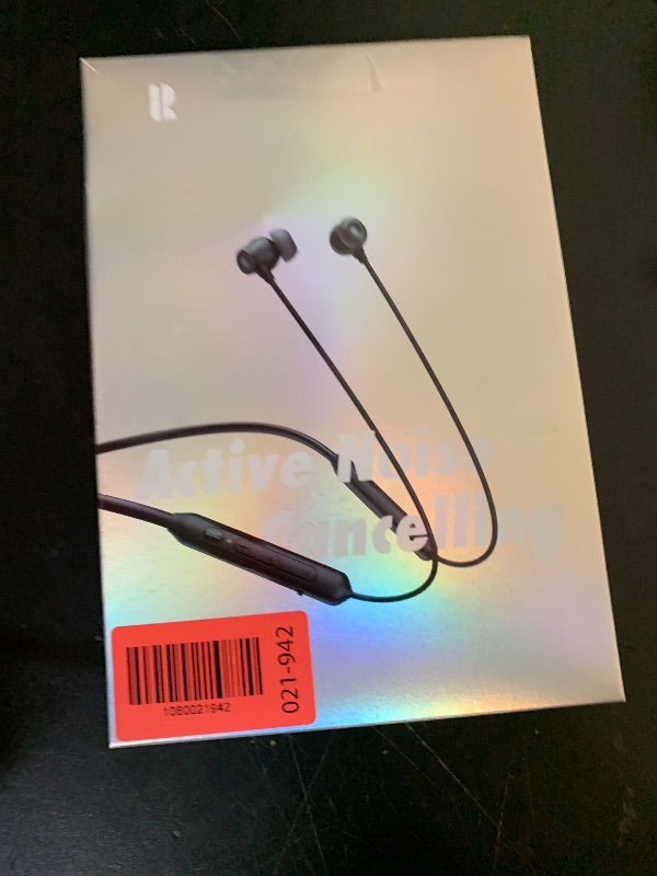 Photo 1 of Rythflo Active Noise Cancelling Headphones, Wireless in Ear Neckband Blutooth Headphones with 3 AI Mics ENC, 60Hrs Playtime, V5.3 Multipoint Connection Magnetic Earbuds for Work/Travel/Office