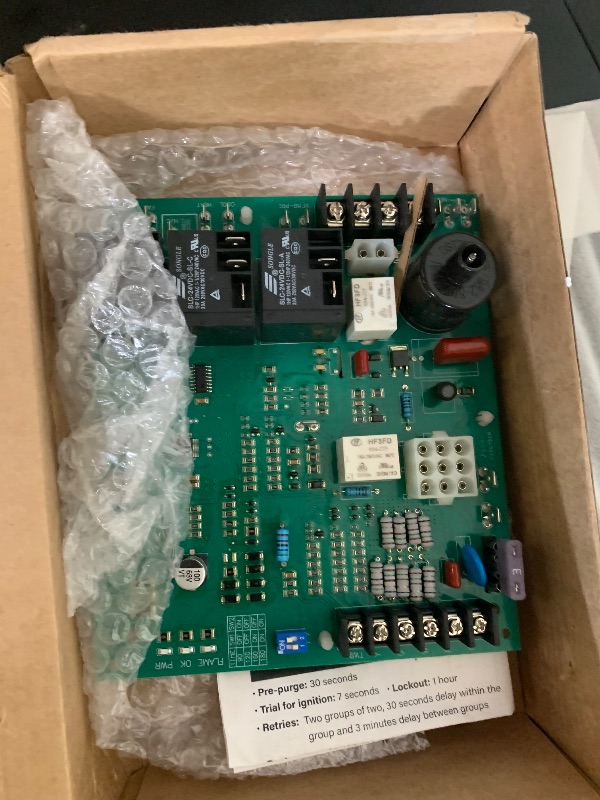 Photo 1 of Upgraded 62-24140-04 DSI Furnace Control Board Compatible with Rheem Ruud Weather King Corsaire, ICM292 Direct Spark Ignition Control Board Replaces for 62-24140-02 62-24140-01 24V/115V