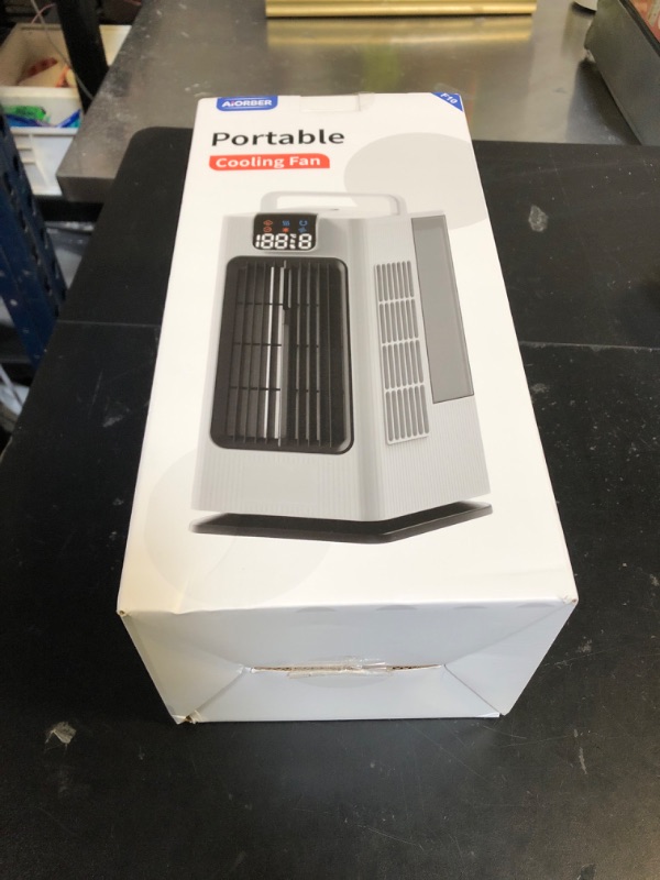 Photo 1 of Portable Air Conditioner, 4-in-1 Personal Mini Air Conditioner Cooling Fan, 2000ML Portable AC Evaporative Air Cooler with 1-8H Timer, 120° Oscillation, 4 Speeds & 7 RGB Light Modes for Room Office