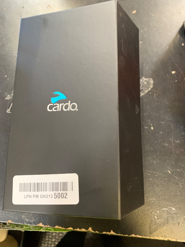 Photo 1 of Cardo PACKTALK Edge Motorcycle Bluetooth Communication System Headset Intercom - Single Pack