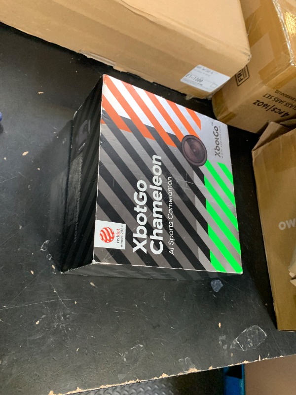 Photo 1 of XbotGo Chameleon AI Auto Sports Action Camera - 4K 60FPS Soccer Camera and Basketball Tracking Camera for Team Sports, Live Streaming, No Subscription, Works with iOS & Android (Lava Graphite)